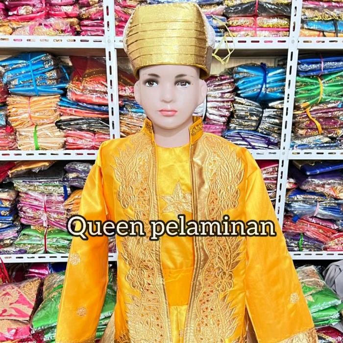 baju cowok anak padang/baju laki laki adat padang motif bordir