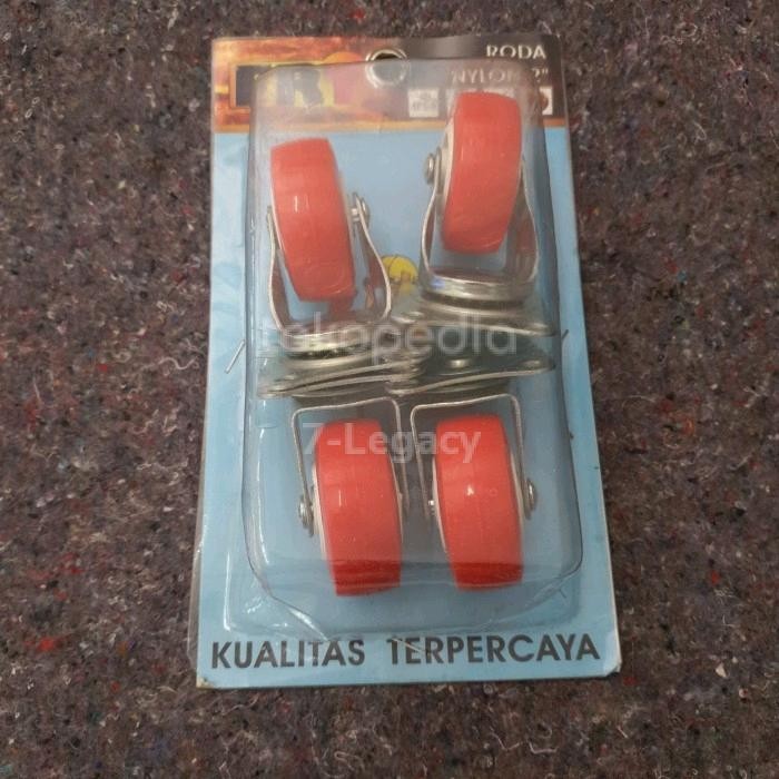 Ready oke] Roda nylon 2 inch set / Roda etalase 2" set/ Roda 2inch hidup