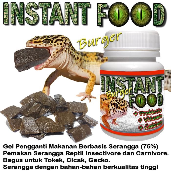 Meowz- INSTAN FOOD LEOPARD GECKO TOKEK PAKAN MAKANAN PENGGANTI SERANGGA