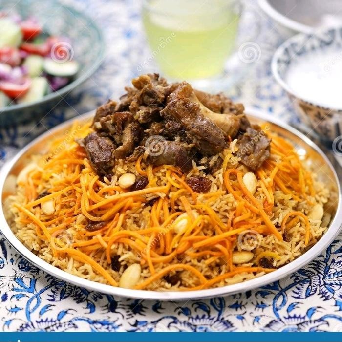 

Terlaris- Promo Paket Nasi Kebuli Lengkap Beras Basmati 1Kg , Minyak Samin , Kismis , Bumbu Kebuli