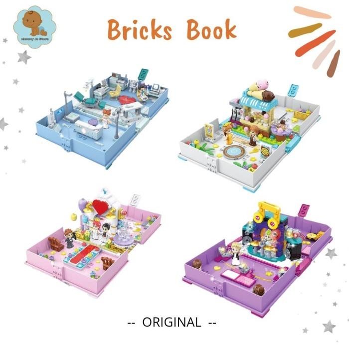 Brick Book Disney / Story Book Blocks Frozen Mulan Beauty Ariel