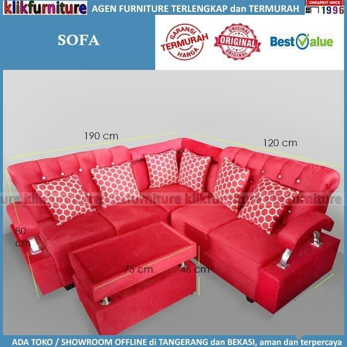 Terlaris Sofa L Bungkus Sofa Tamu Sofa Kulit Beludru