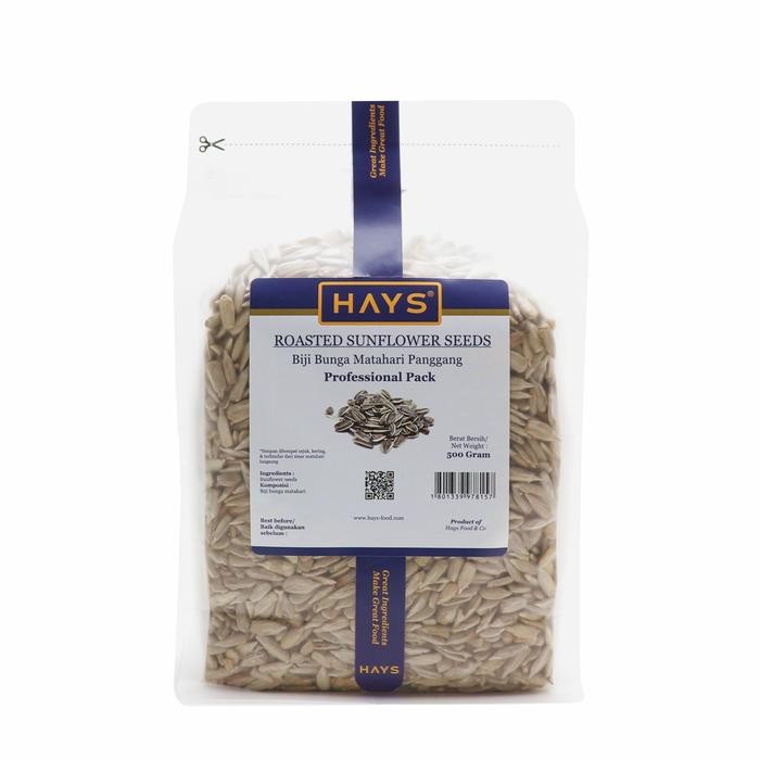 

Roasted Sunflower Seeds 500 Gram / Biji Bunga Matahari Panggang 500 Gram / Kuaci / Kwaci HAYS