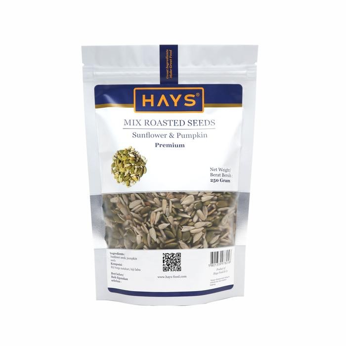 

Mix Roasted Seeds 250 GRAM (Pumpkin seeds + Sunflower seeds) / (Biji labu + Biji bunga matahari) 250