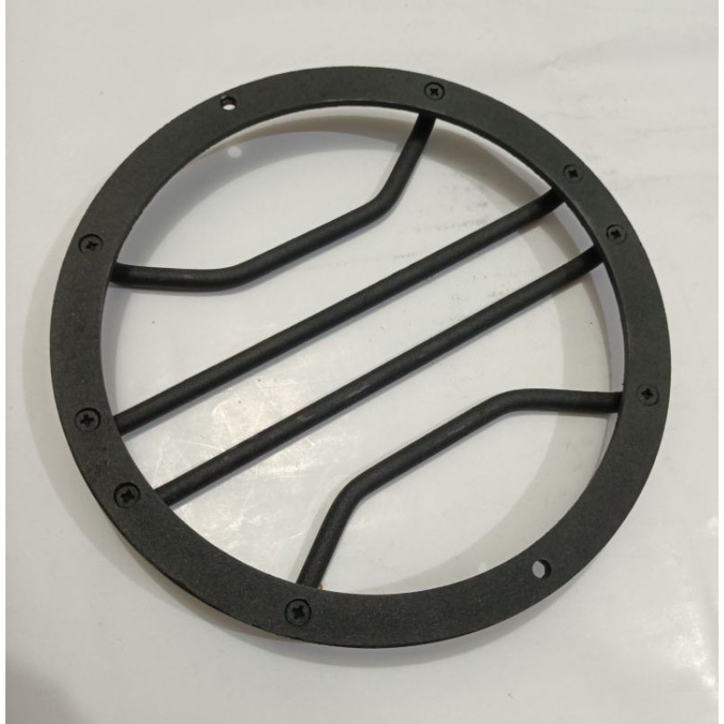 ram Speaker/tutup speaker 6,5 inch grill speaker bahan stenlis hitam doff