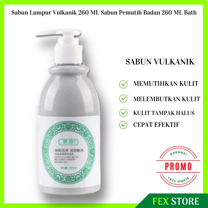 Ready selalu- Sabun Lumpur Vulkanik Pemutih Badan Permanen Original Korea Botol 260 ML BPOM Murah