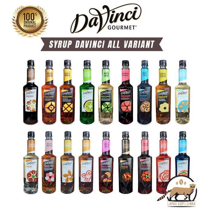 

Terlaris- Davinci Syrup All Variant 750 Ml