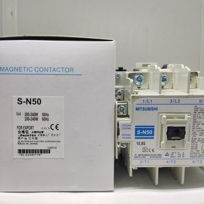 Kontaktor / Contactor Mitsubishi S-N50 SN-50 SN 50 SN50 220v
