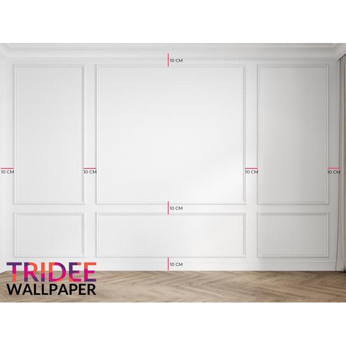 Stok Baru Wall Moulding Wall Batten Dinding Profil TRIDEE WALLPAPER