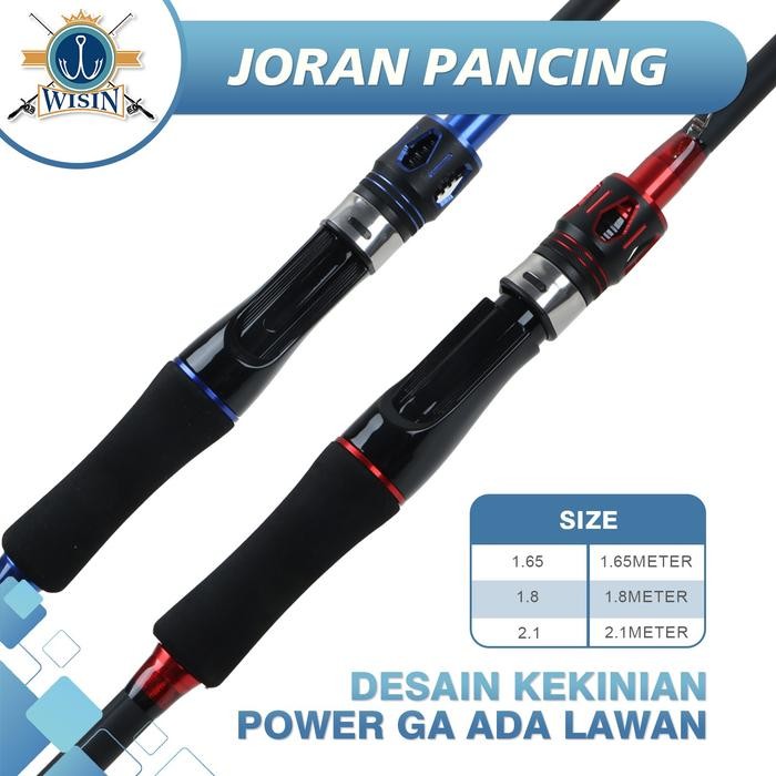 [ REDY ] WISIN JORAN PANCINGfishing rod Joran Pancing Carbon Holow 2 Bagian Tongkat Pancing