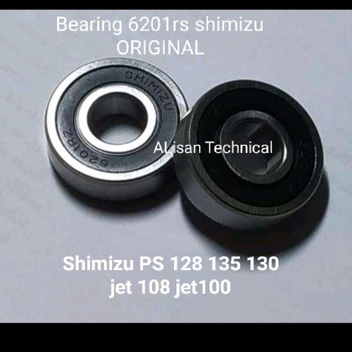 Ready JT Bearing pompa air Shimizu 6201rs PS 128 135 130 jet108 asli ORIGINAL