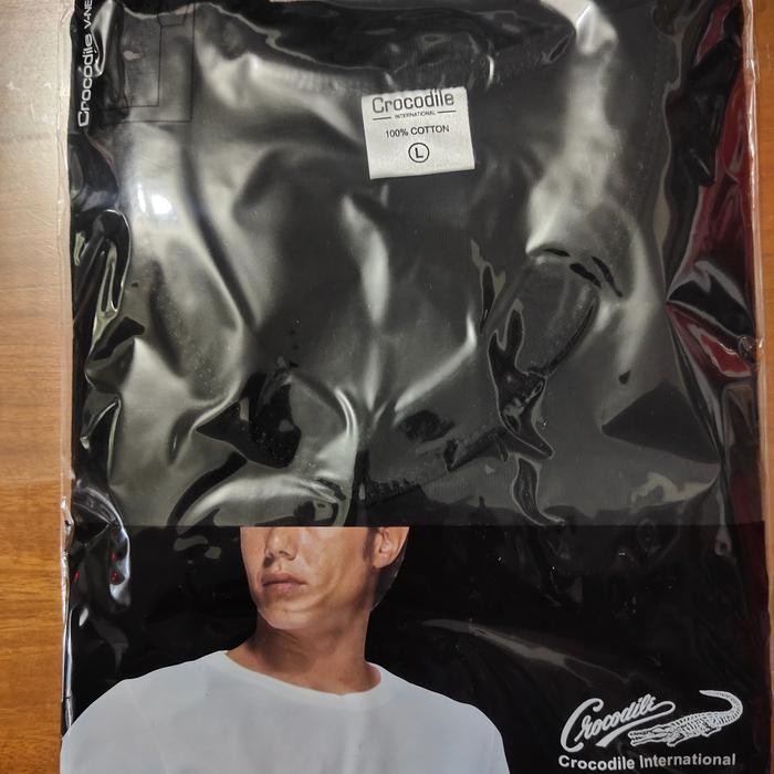 KAOS DALAM/ KAOS OBLONG CROCODILE V NECK PUTIH