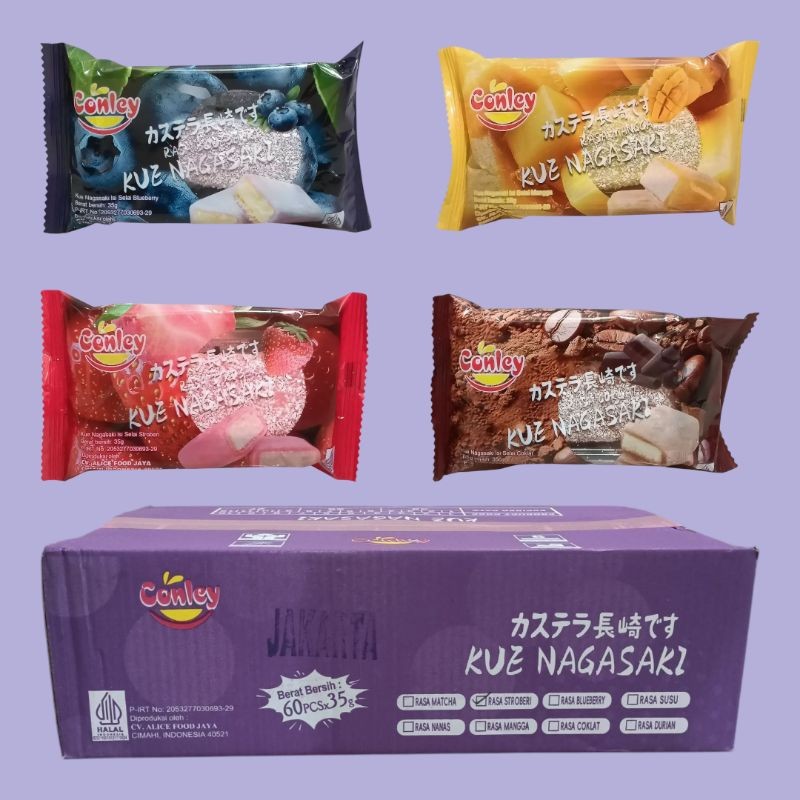 

CONLEY MOCHI BOLU Stroberi, Mangga, Blueberry dan Coklat 39gr (12 pcs)