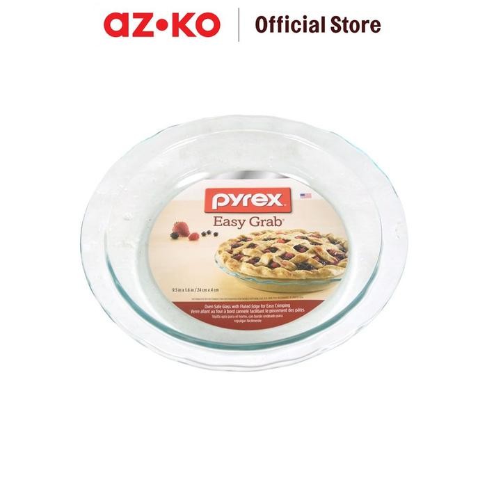 AZKO Pyrex 24 Cm Easy Grab Piring Saji Pie