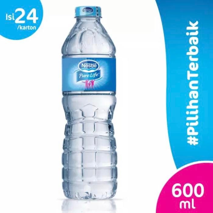 

Air Mineral Nestle Pure Life 600 ml (1 karton isi 24 botol)