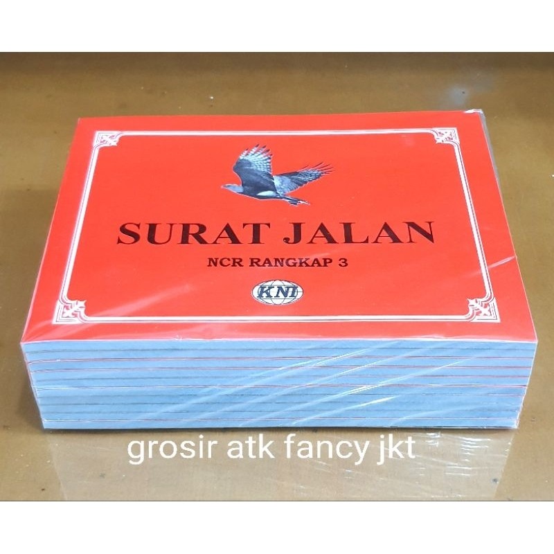 

( 1 pak = 10 buku ) Nota Surat Jalan KNI 3 ply Besar