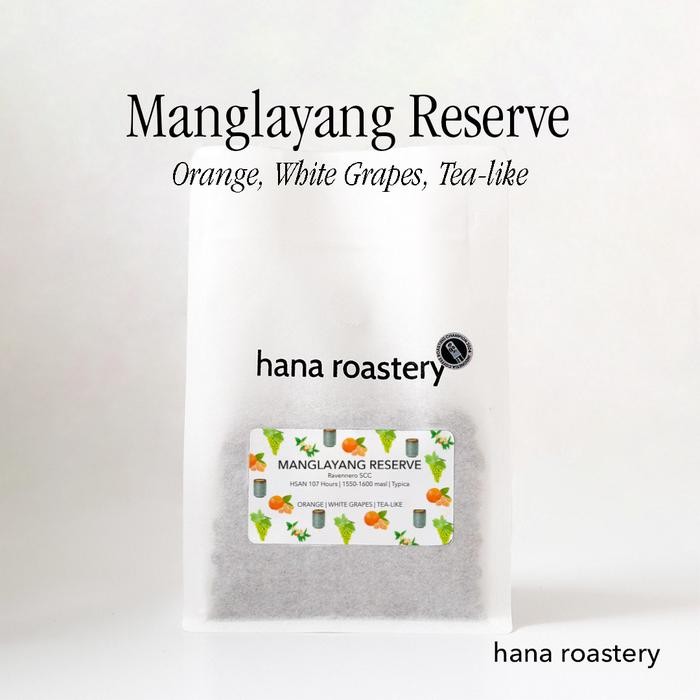 

Manglayang Reserve White Grapes - HSAN 107 Hour - Typica - Hana Roastery - Specialty Coffee