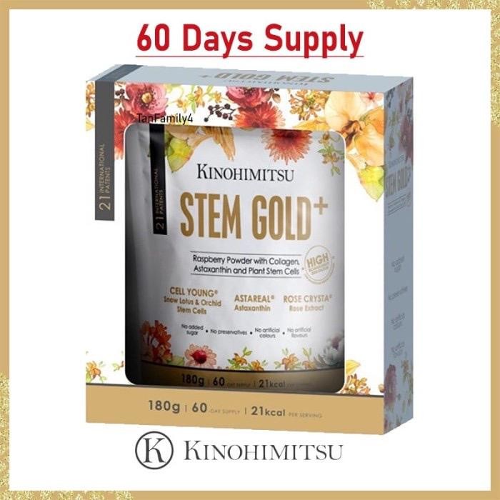

Kinohimitsu stem gold+ collagen gold + 180g 60days kolagen 180gr