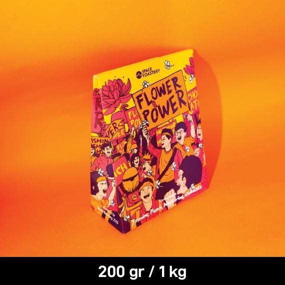 

FLOWER POWER Espresso Blend Specialty Coffee Biji Kopi Space Roastery