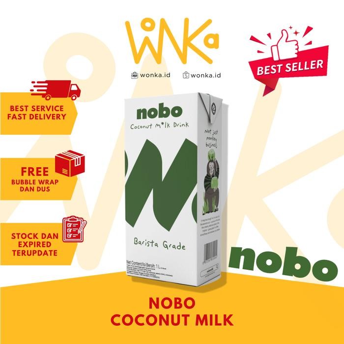

Nobo Coconut Milk Barista Grade 1L - Susu Kelapa Nobo 1000 ml