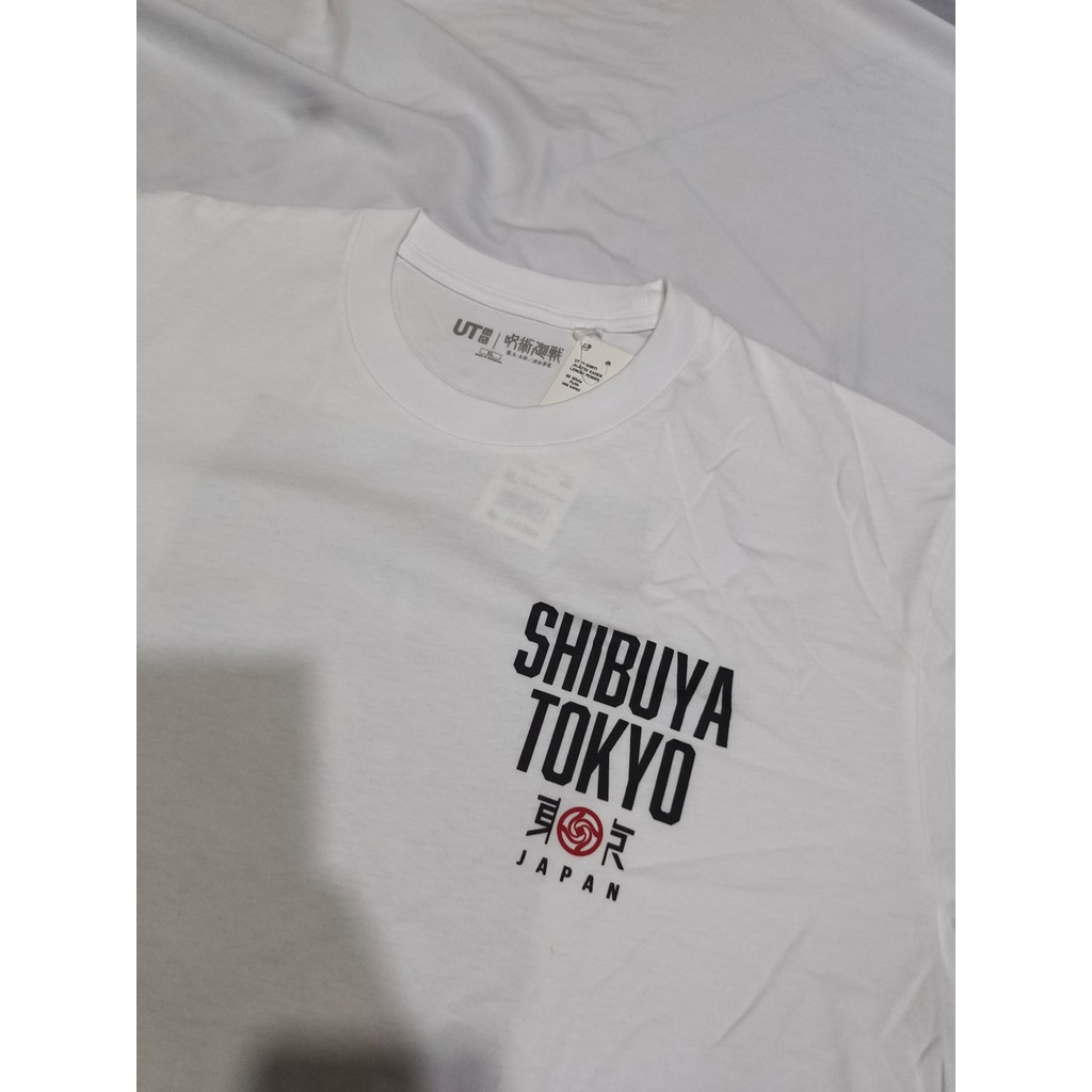 Kaos T-Shirt Uniqlo UT Jujutsu Kaisen Shibuya Tokyo