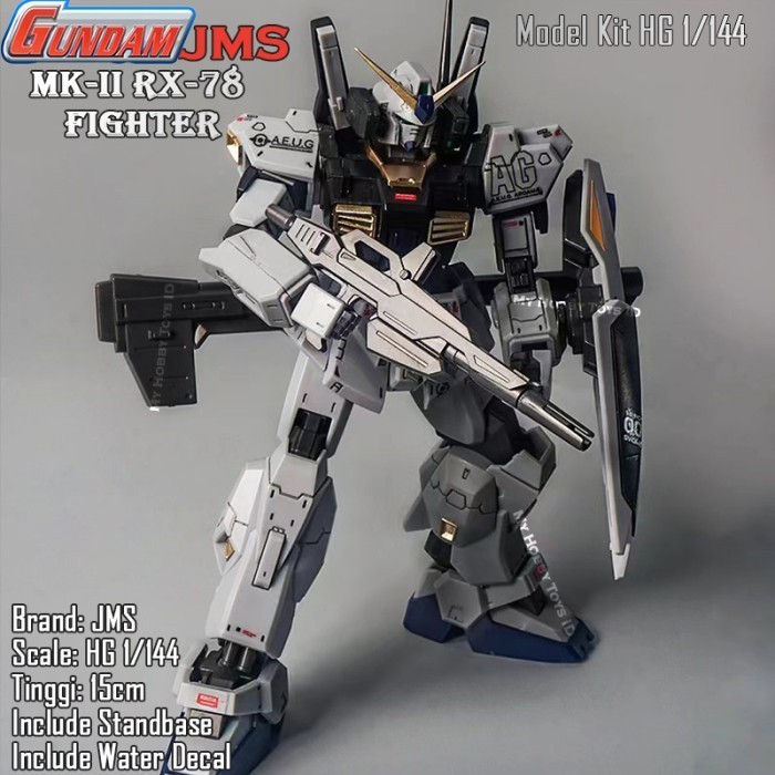 BARANG TERLARIS SALE  SALE MAINAN ACTION FIGURE ANIME ROBOT GUNDAM HG 1/144 RX-78 FIGHTER MK-2