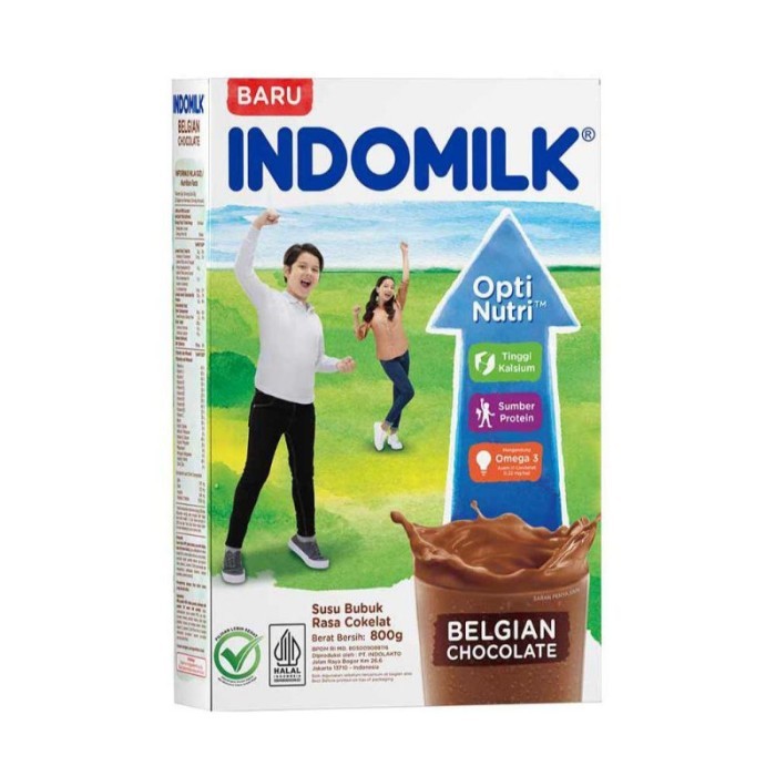 

(Expert) INDOMILK Susu Bubuk 800 gr Belgian Cokelat