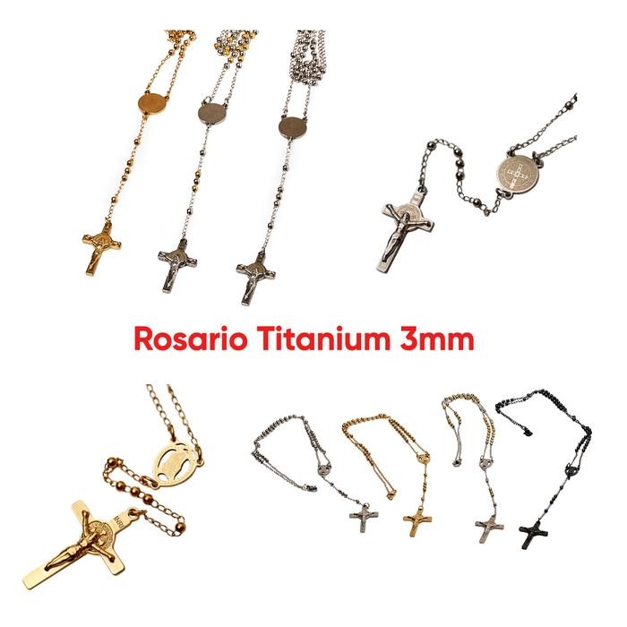 Rosario Titanium 3Mm - Kalung Rosario - Kalung - Kalung Titanium