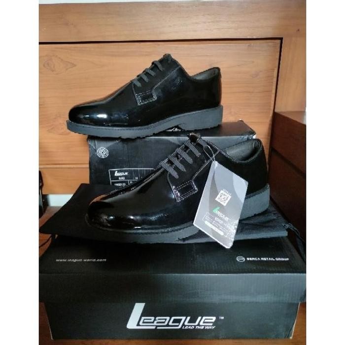 TERLARIS sepatu pdh jatah mabes league tni polri