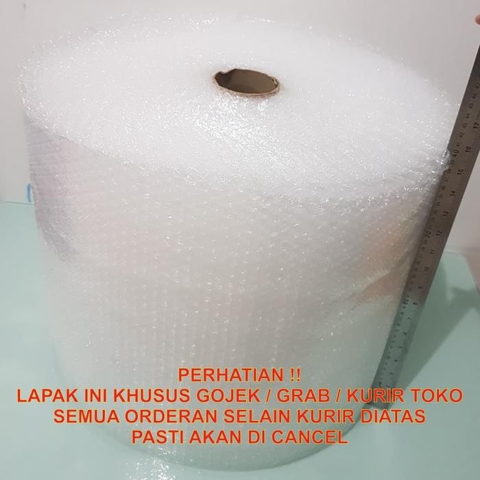 

Happy- [GO SEND] Bubble Wrap 50m x 40cm Harga Promo