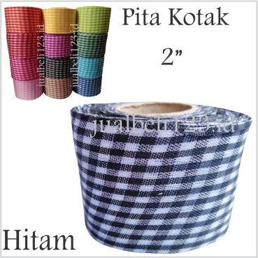 

Pesta- Pita Kain Motif Kotak 2 inch