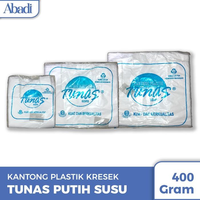 Pesta- Kantong Plastik Kresek Tunas Putih Susu (15/24/28)