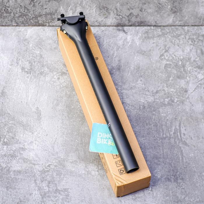 Seatpost Carbon Ultralight 135gr ELITA ONE sepeda roadbike mtb 27.2mm