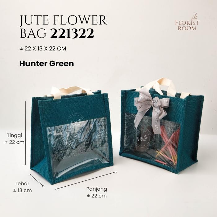 

Pesta- Jute Flower Bag 221322 - Goodie Bag - Hampers