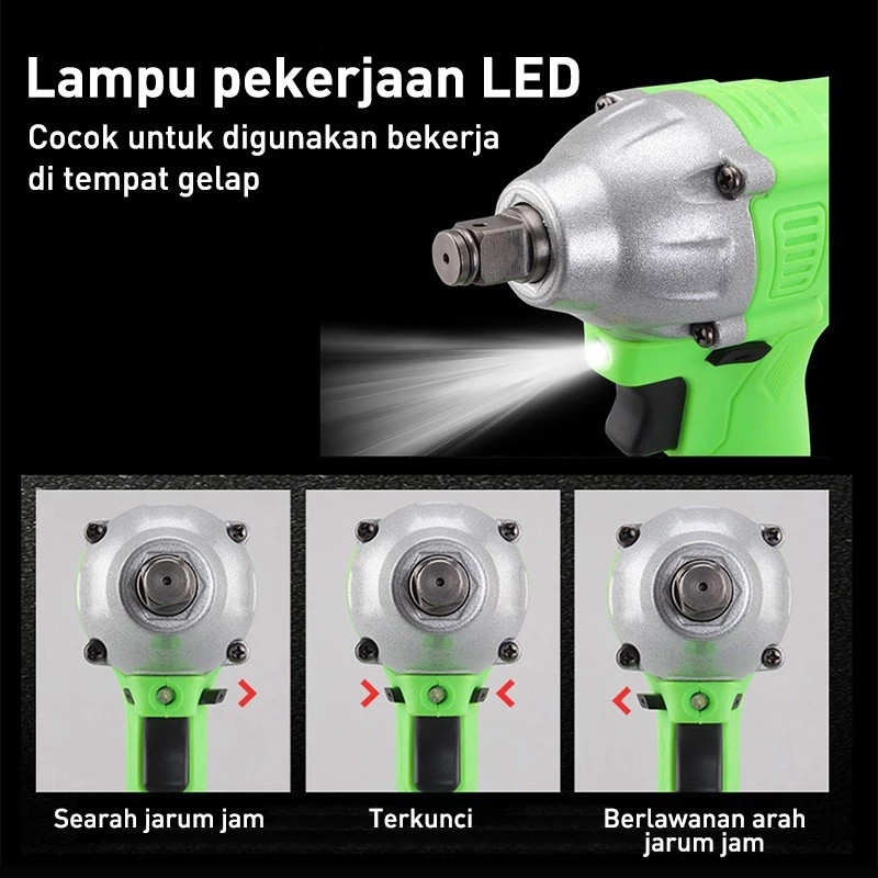 Cordless Impact wrench impact baterai impact murah bor impact baterai impact wrench baterai