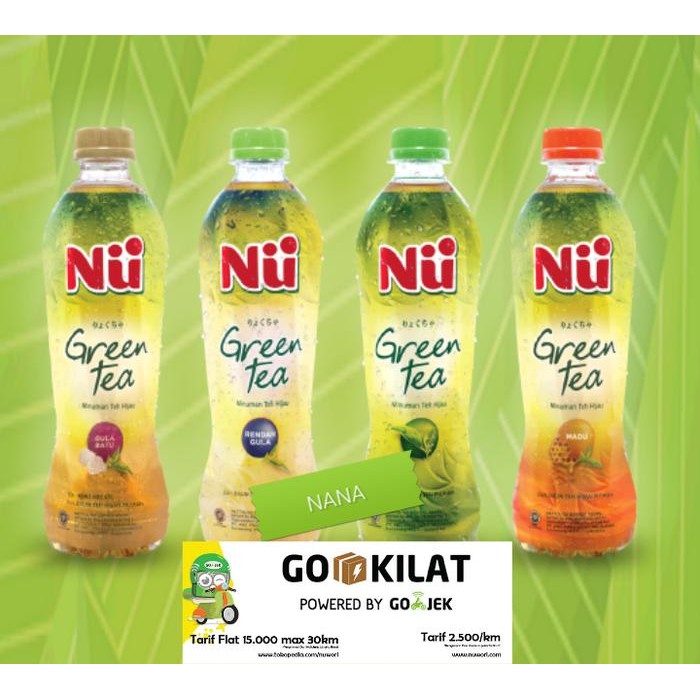 

Nu Green Tea 450ml (all variant)