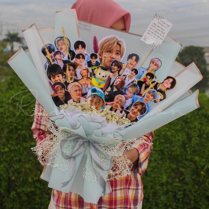 Hapnest- BUKET KOREA KPOP/BOUQUET FOTO IDOL/POLAROID CUSTOM Revelution