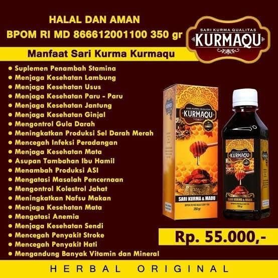 

Kurmaqu Sari Kurma Original 100% Asli