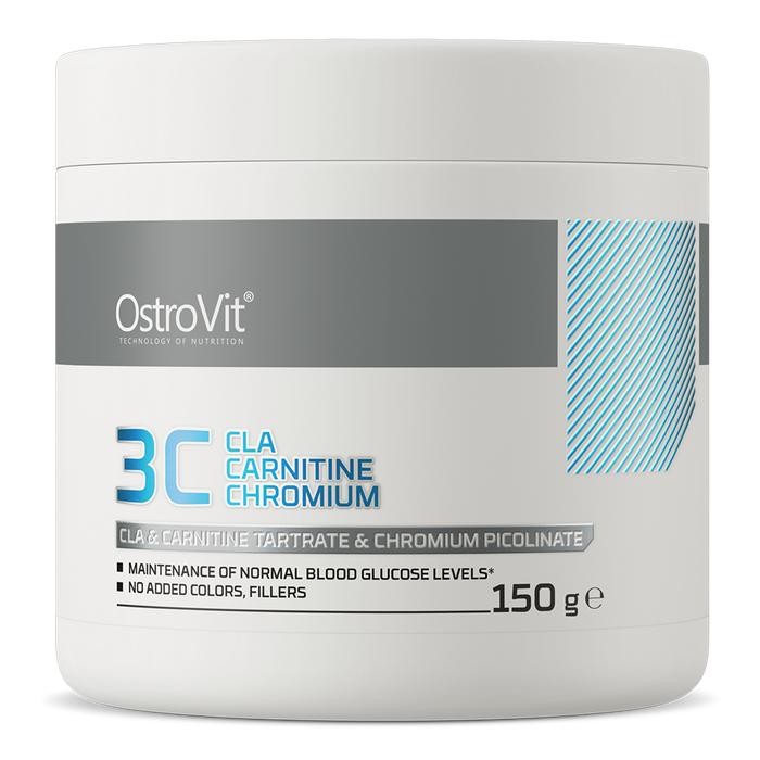 

OstroVit 3C CLA Conjugated Linoleic Acid + L-C@rnitine Tartrate + Chromium Picolinate 150g Powder