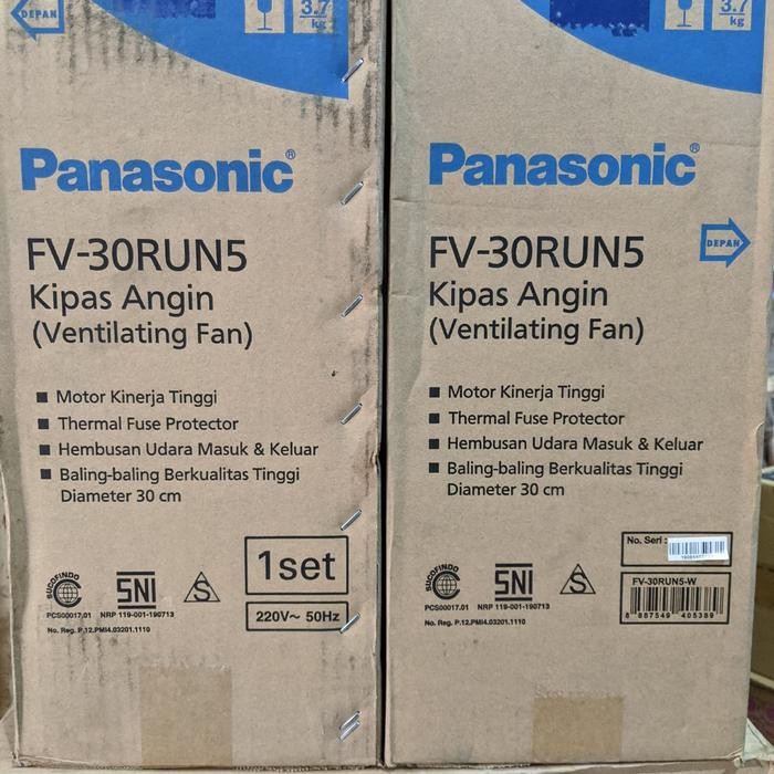 READY STOK Exhaust Fan Panasonic FV-30 Run 5 Blower Dinding Gosend / Grab ready