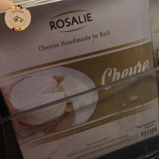 

BARANG TERLARIS Keju Rosalie Chevre Goats Cheese / Keju Bali / 130 grm