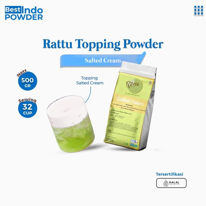 

BARANG TERLARIS BUBUK CREAM CHEESE RATTU / MACCHIATO CREAM CHEESE POWDER RATTU / TOPPING 500g