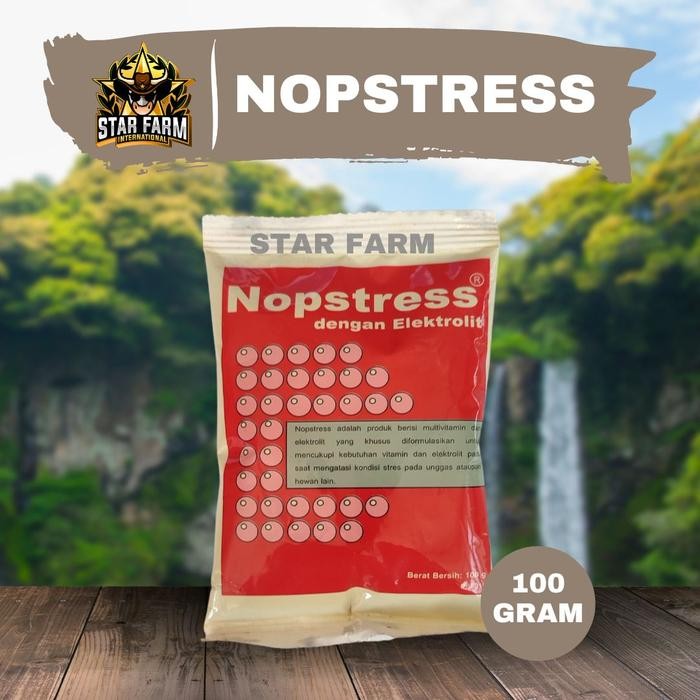 siap kirim] Nopstress 100 Gr Multivitamin Unggas - Merah