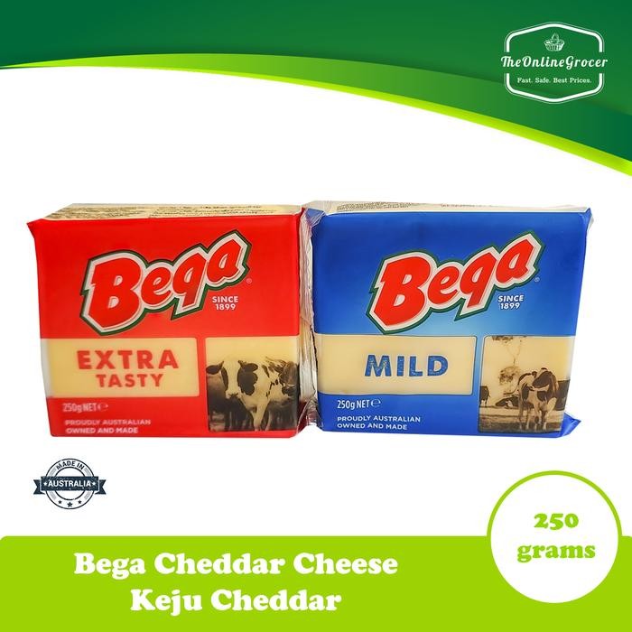 

BARANG TERLARIS Bega Cheddar Cheese Block Keju Cheddar Kotak 250gr