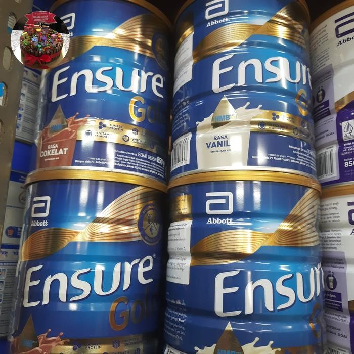 

BARANG TERLARIS Ensure Gold Vanila/Coklat 850gr
