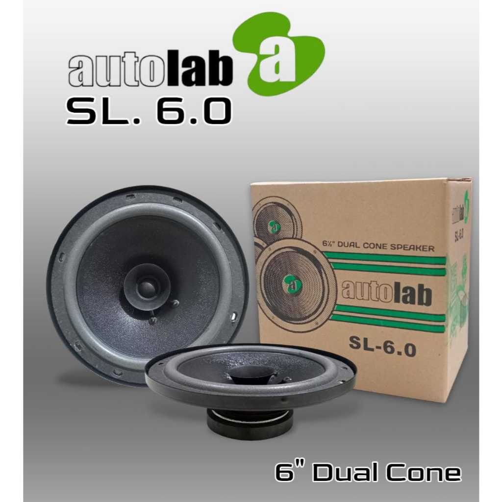 SPEAKER PINTU MOBIL 6 Inch COAXIAL 100 Watt AUTOLAB SL 6.0