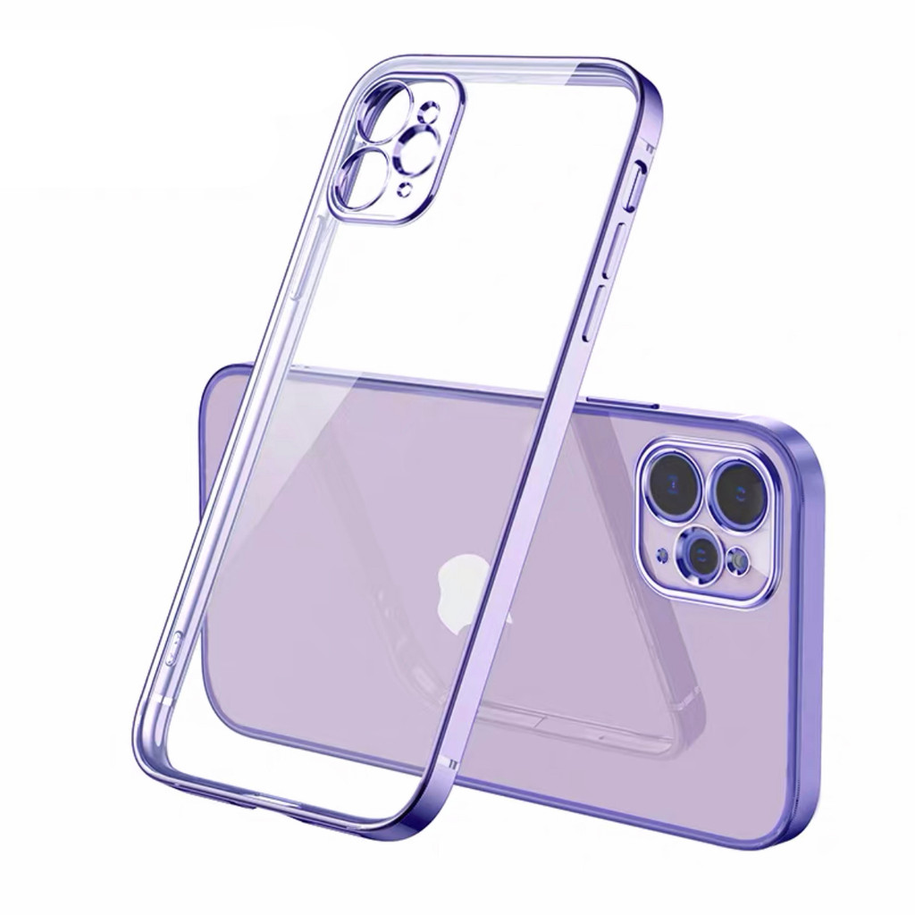 Luxury Square Silicone Clear Phone Case For Iphone 11 12 13 Pro Mini Xs Max X Xr Se 2020 7 8 Plus