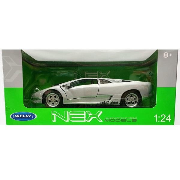 Welly Nex 1:24 Lamborghini Diablo Silver