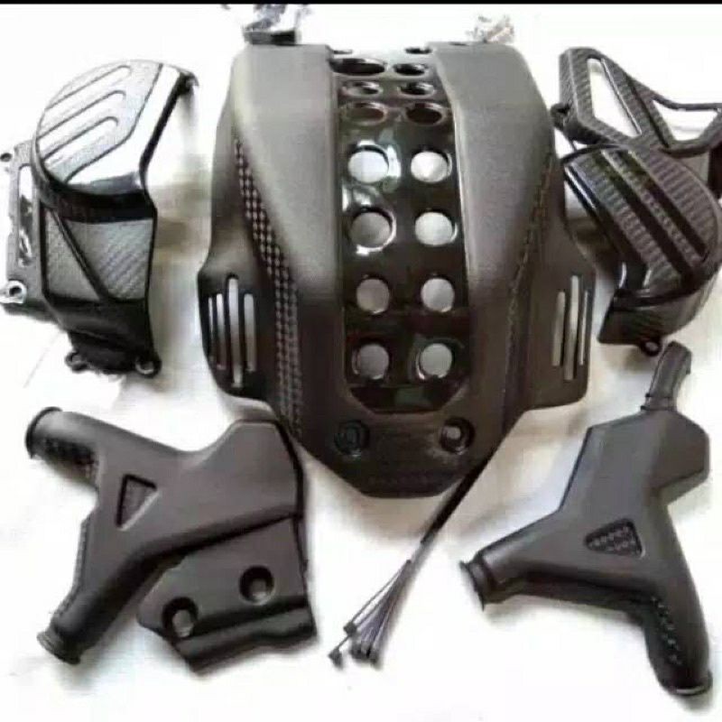 Cover mesin/tutup mesin set CRF 150 + cover samping + rangka Cover mesin CRF 150