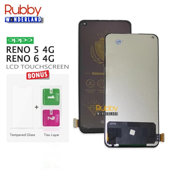 EraCell- Lcd + Touchscreen Oppo Reno 5 4G / Reno 6 4G Original Bergaransi